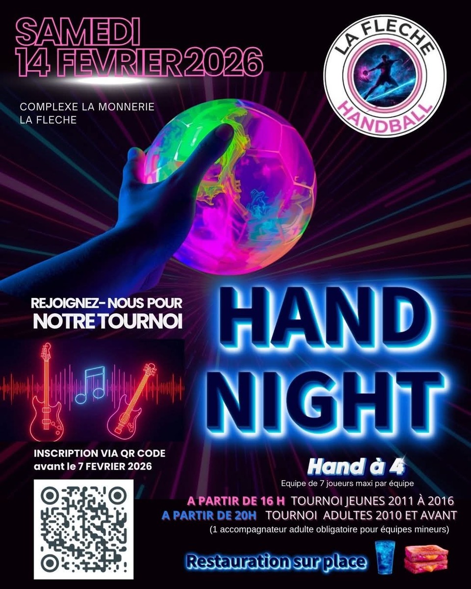 Handnight 2026 le 14 février