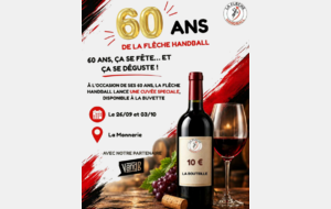 🎉 60 ANS DE LA FLÈCHE HANDBALL ! 🔴⚫