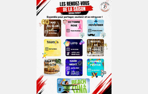 Les Rendez-vous de la saison 2026/2027