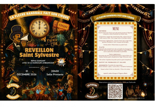 🎉🥂 LA FLÈCHE HANDBALL FÊTE LA SAINT-SYLVESTRE ! 🥂🎉