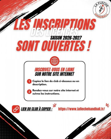 Les inscriptions sont ouvertes