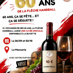 🎉 60 ANS DE LA FLÈCHE HANDBALL ! 🔴⚫